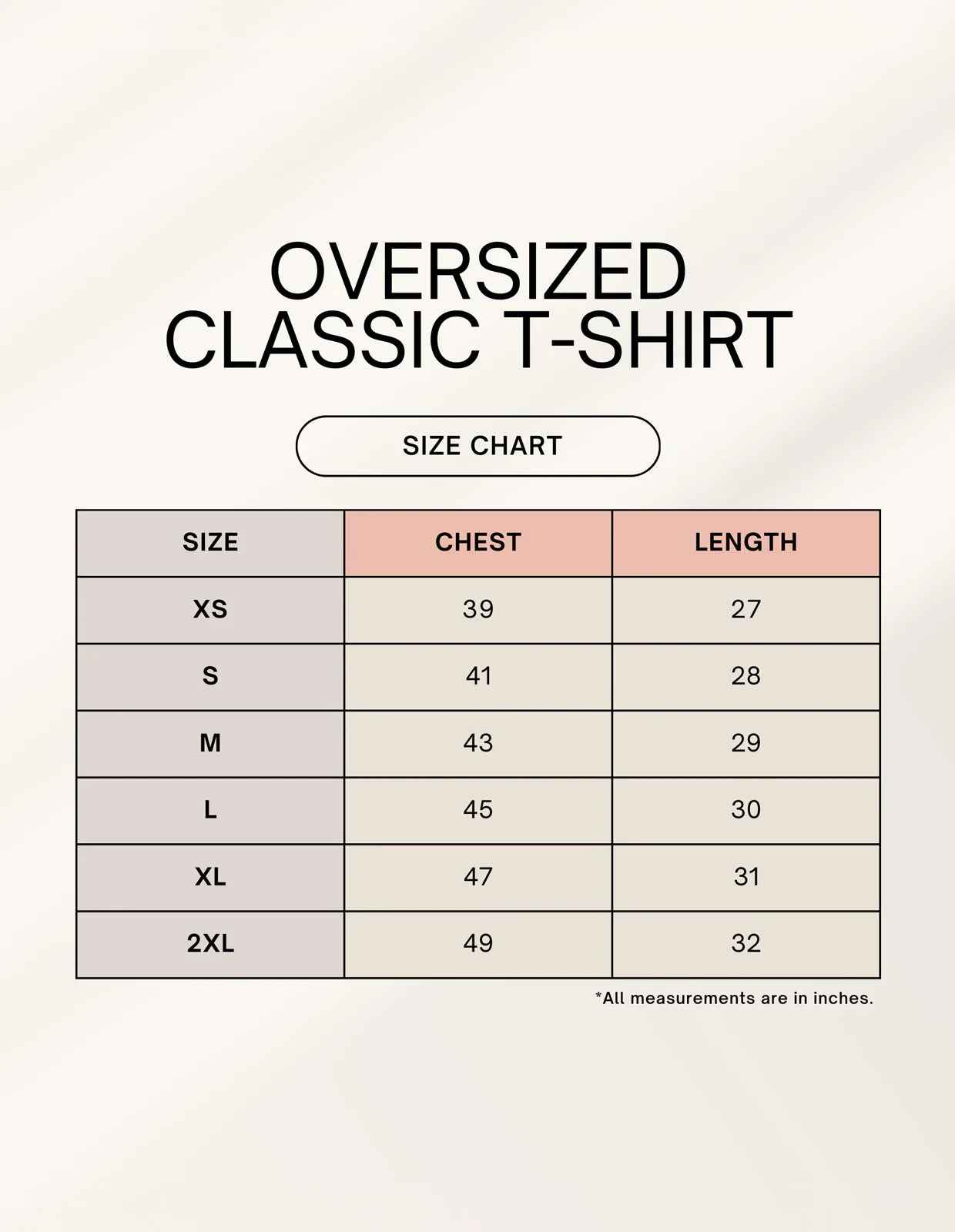 Oversized Classic T-Shirt